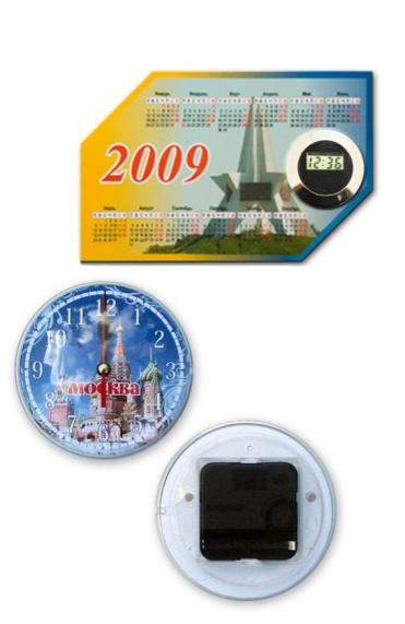 Рекламные (сувенирные) магниты с часами в Ростове