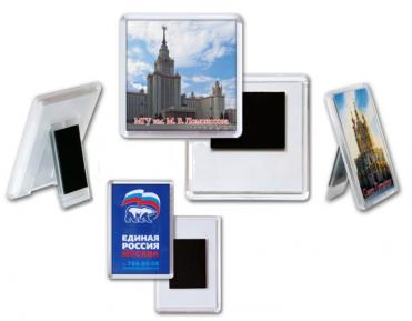 Рекламные (сувенирные) акриловые, прозрачные магниты в Ростове